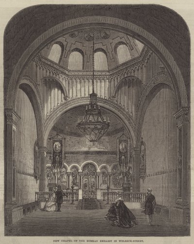 Nyt kapel for den russiske ambassade i Welbeck-Street af Frank Watkins